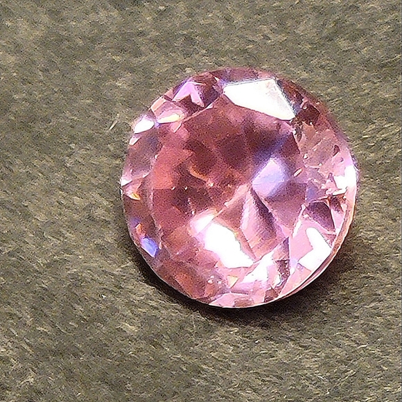 2.60ct Pink Morganite 7mm Round Cut Loose Gemstone Diamond Style Ring Size Gem - Picture 6 of 8
